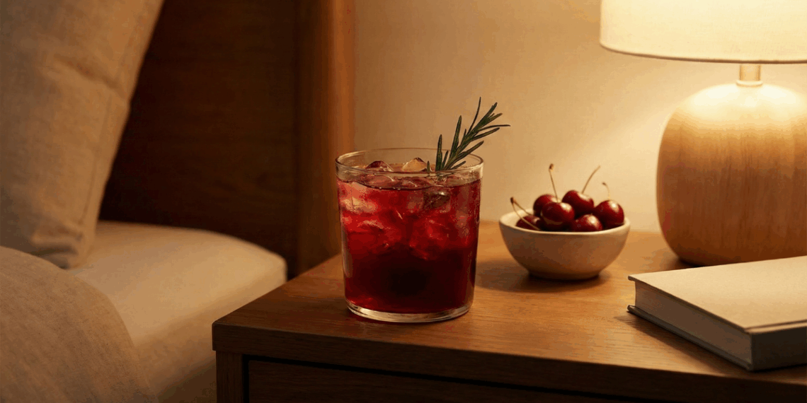 The Viral “Sleepy Girl Mocktail”: Why Tart Cherry Juice Actually Fixes Insomnia