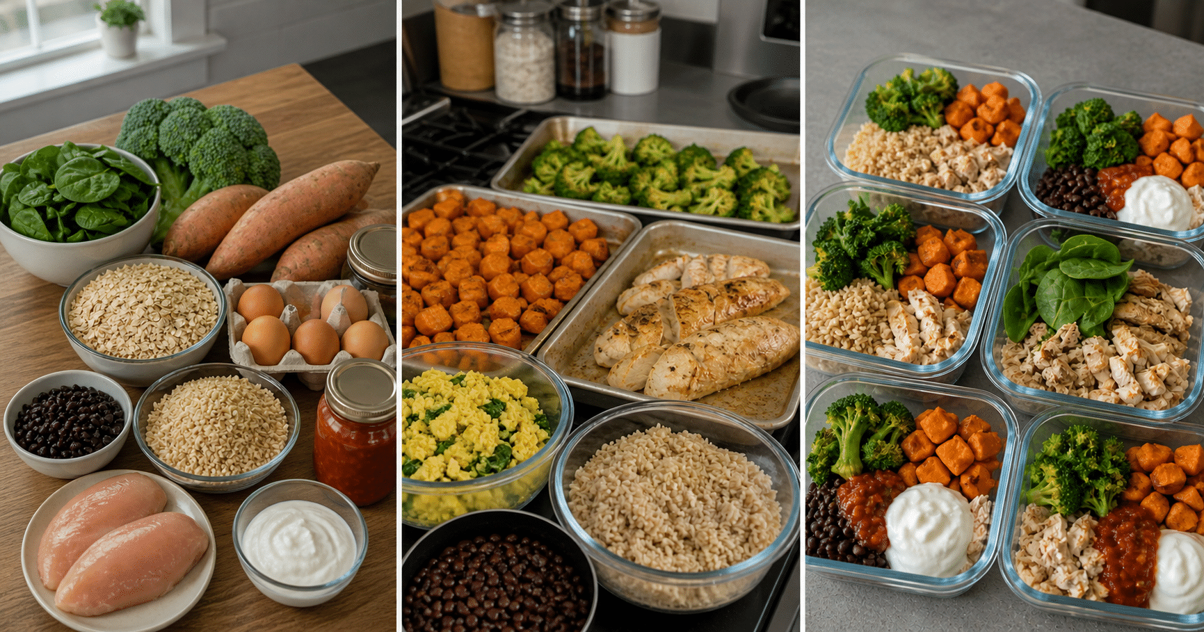 A Sunday Meal Prep Plan Using Only 10 Core Ingredients