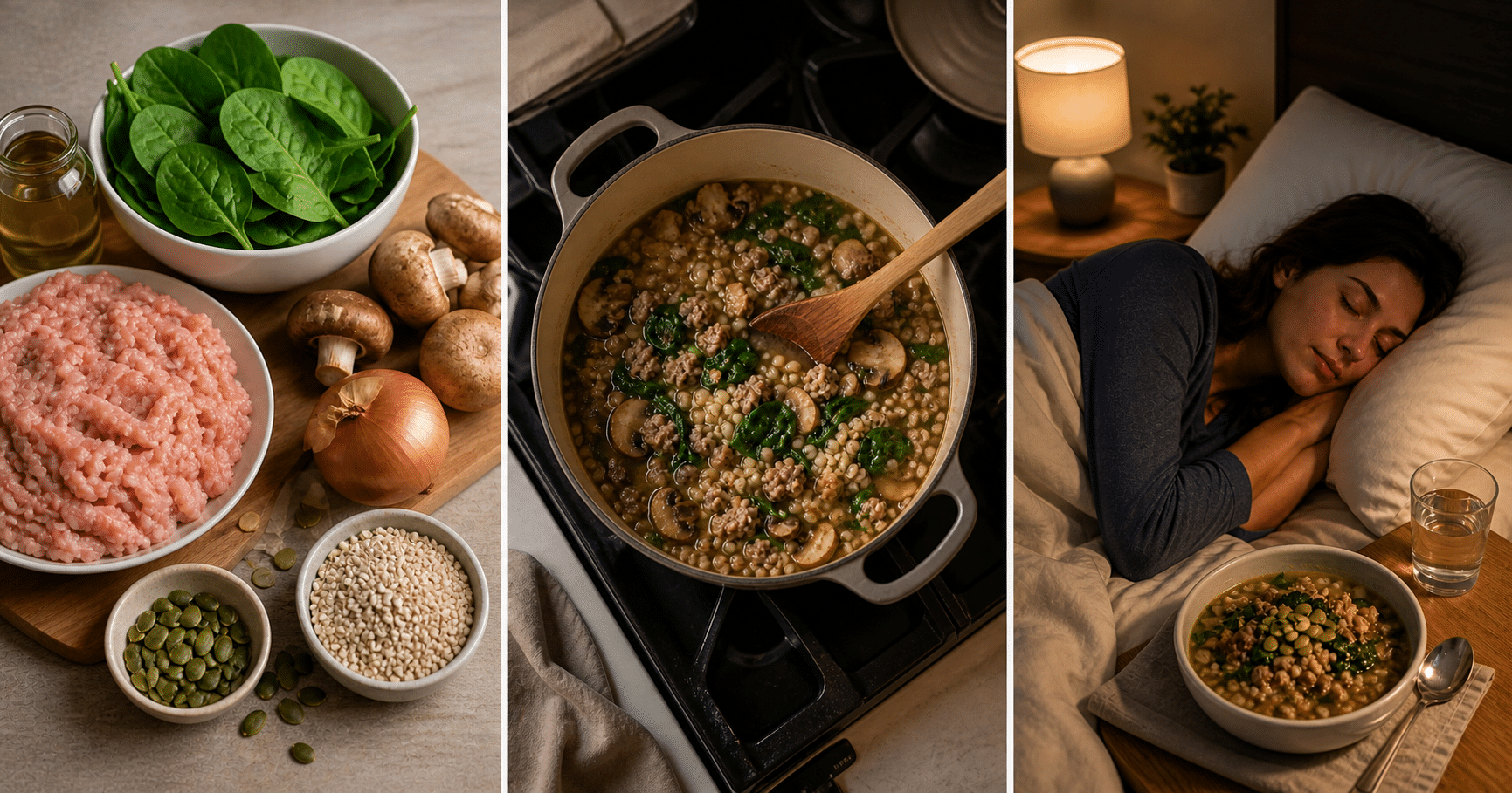 Tryptophan in Food: Can Dinner Ingredients Influence Sleep?
